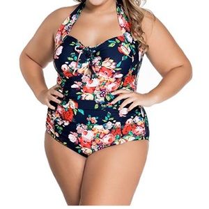 Halter Vintage Style Swimsuit